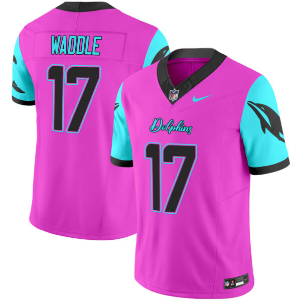 Men's Dolphins "Miami Vice" Vapor Limited Jersey - All Stitched - Image 18
