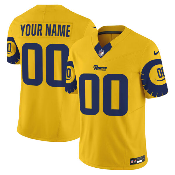 Rams Special Vapor Limited Custom Jersey - All Stitched - Image 3