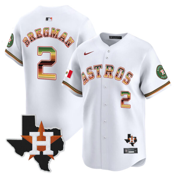 Men's Houston Astros Mexico Traditional Style Vapor Premier Limited Jersey - All Stitched - Image 15