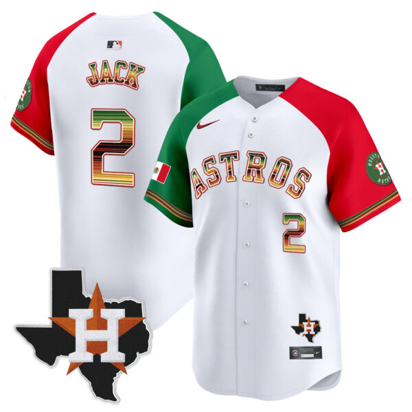 Men's Houston Astros Mexico Traditional Style Vapor Premier Limited Jersey - All Stitched - Image 53