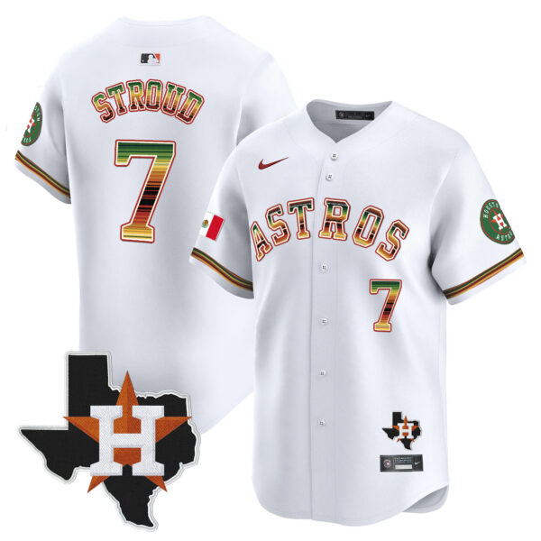 Men's Houston Astros Mexico Traditional Style Vapor Premier Limited Jersey - All Stitched - Image 12