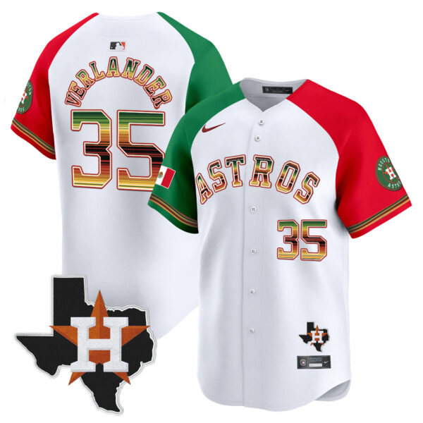 Men's Houston Astros Mexico Traditional Style Vapor Premier Limited Jersey - All Stitched - Image 57