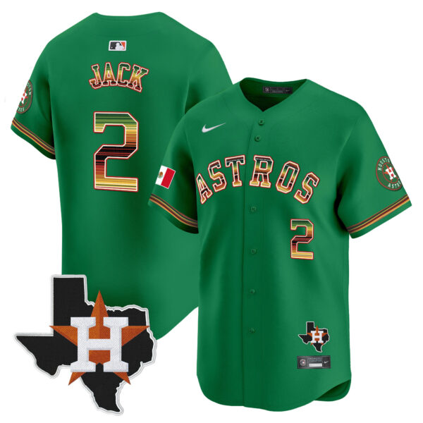 Men's Houston Astros Mexico Traditional Style Vapor Premier Limited Jersey - All Stitched - Image 33