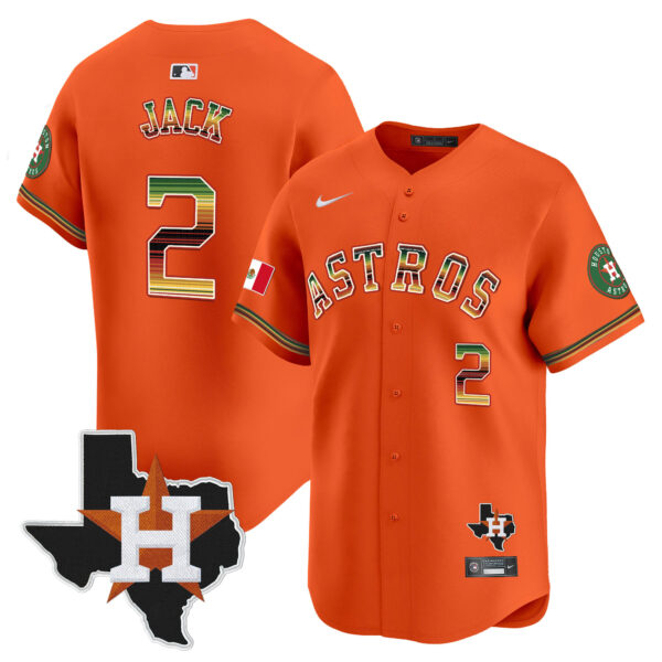 Men's Houston Astros Mexico Traditional Style Vapor Premier Limited Jersey - All Stitched - Image 23