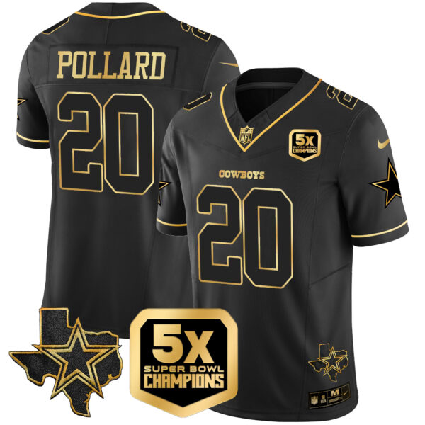 Men's Cowboys 5x Super Bowl Champions Vapor Limited Jersey - All Stitched - Image 14