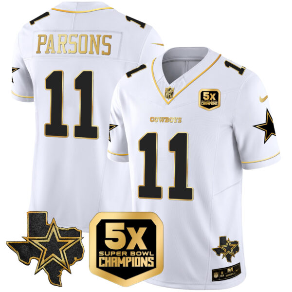 Men's Cowboys 5x Super Bowl Champions Vapor Limited Jersey - All Stitched - Image 15