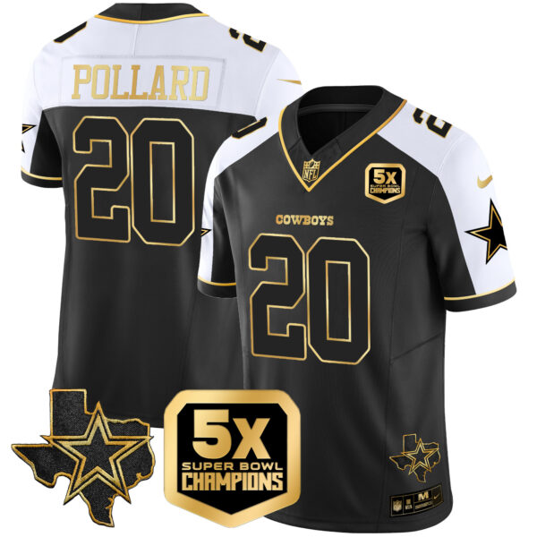 Men's Cowboys 5x Super Bowl Champions Vapor Limited Jersey - All Stitched - Image 7