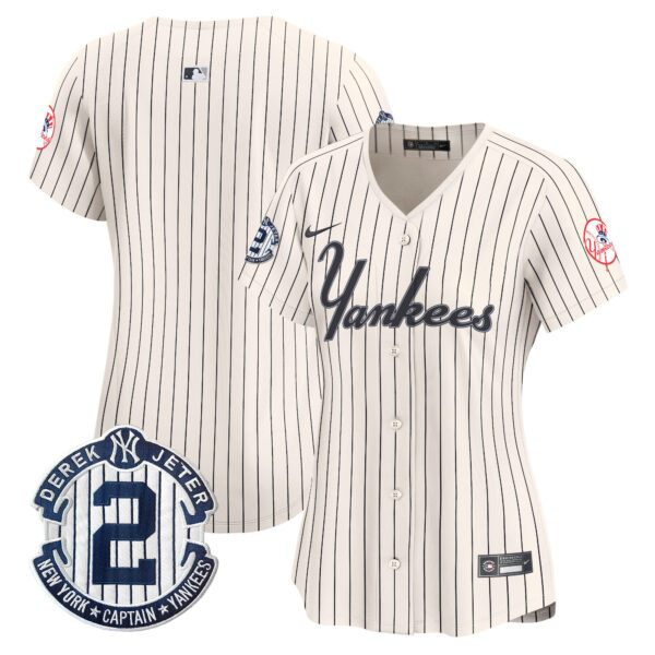 Women's Yankees Throwback Vapor Premier Limited Jersey - All Stitched - Image 8