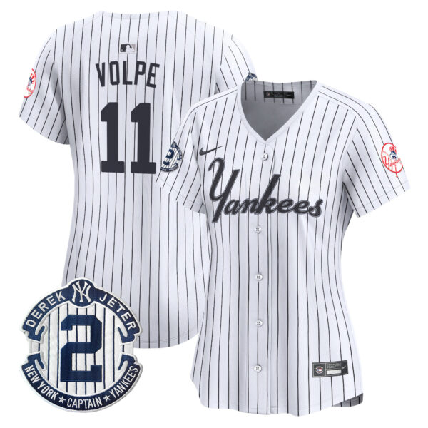 Women's Yankees Throwback Vapor Premier Limited Jersey - All Stitched - Image 18