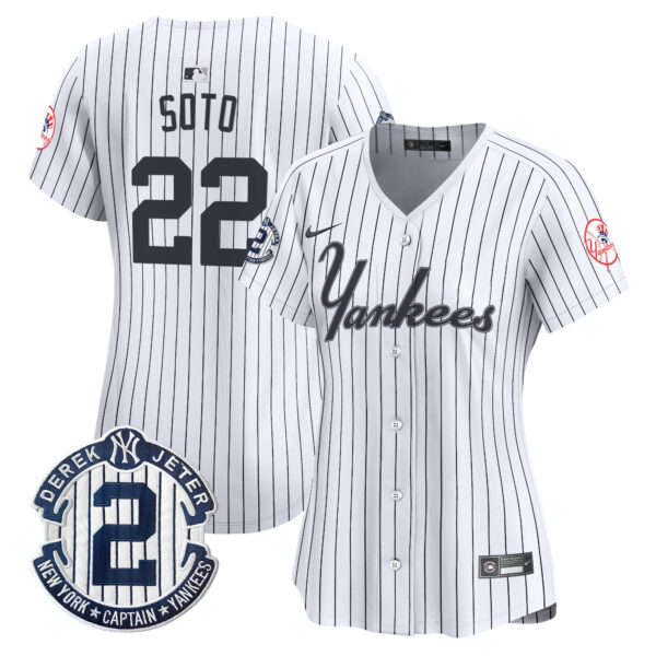 Women's Yankees Throwback Vapor Premier Limited Jersey - All Stitched - Image 22