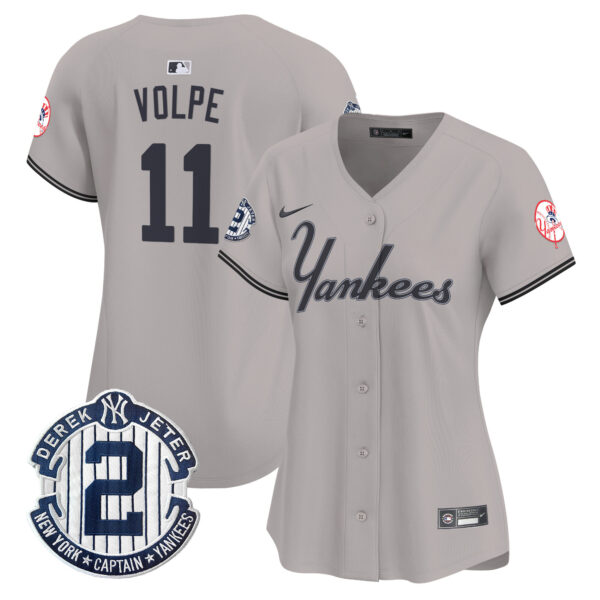 Women's Yankees Throwback Vapor Premier Limited Jersey - All Stitched - Image 34
