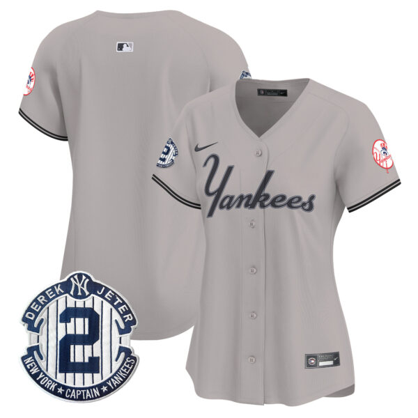 Women's Yankees Throwback Vapor Premier Limited Jersey - All Stitched - Image 40