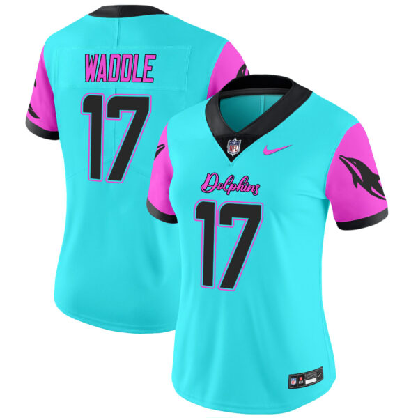 Women's Dolphins Miami Vice Vapor Limited Jersey - All Stitched - Image 10
