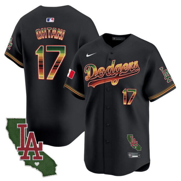 Men's Dodgers Mexico Traditional Style Vapor Premier Limited Jersey - All Stitched - Image 18