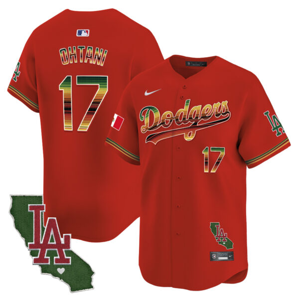 Men's Dodgers Mexico Traditional Style Vapor Premier Limited Jersey - All Stitched - Image 42