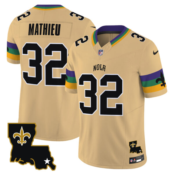 Men's Saints 2025 New Orleans City Vapor Limited Jersey - All Stitched - Image 23