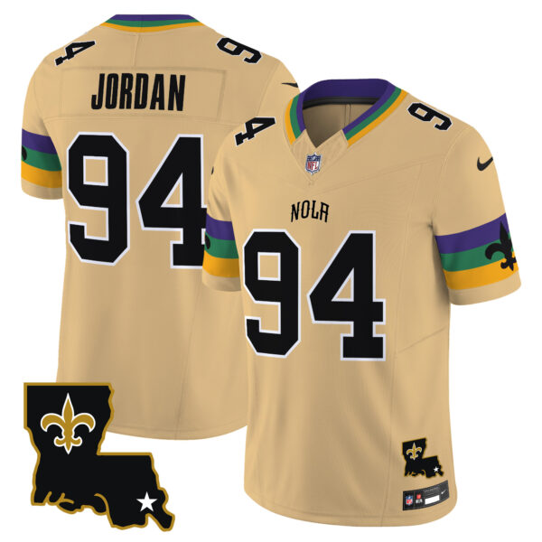 Men's Saints 2025 New Orleans City Vapor Limited Jersey - All Stitched - Image 19