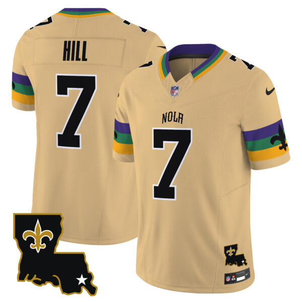Men's Saints 2025 New Orleans City Vapor Limited Jersey - All Stitched - Image 22