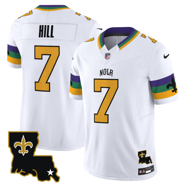 Men's Saints 2025 New Orleans City Vapor Limited Jersey - All Stitched - Image 6