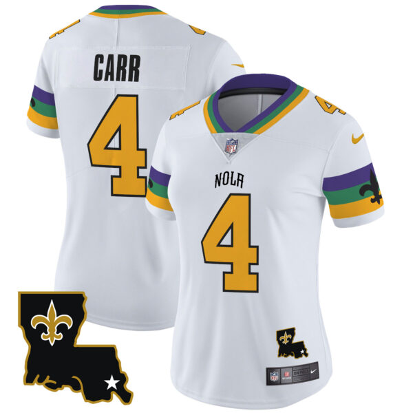 Women's Saints 2024 New Orleans City Vapor Limited Jersey - All Stitched - Image 4