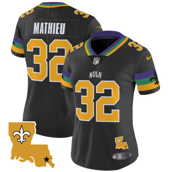Women's Saints 2024 New Orleans City Vapor Limited Jersey - All Stitched - Image 14