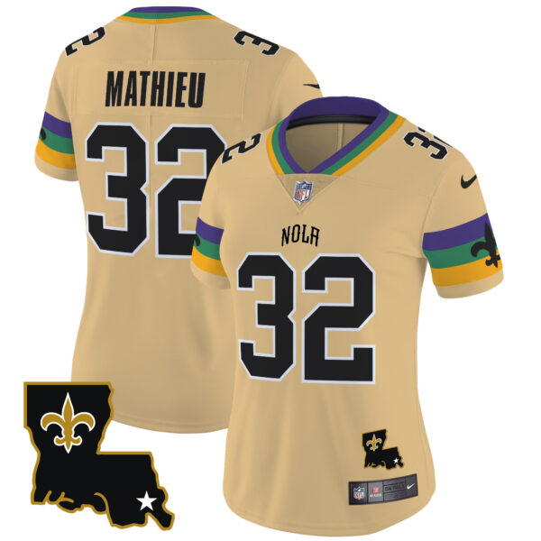 Women's Saints 2024 New Orleans City Vapor Limited Jersey - All Stitched - Image 21