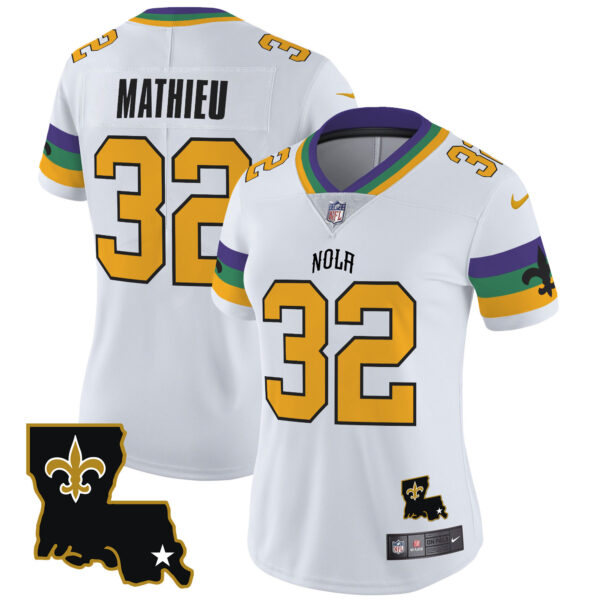 Women's Saints 2024 New Orleans City Vapor Limited Jersey - All Stitched - Image 7