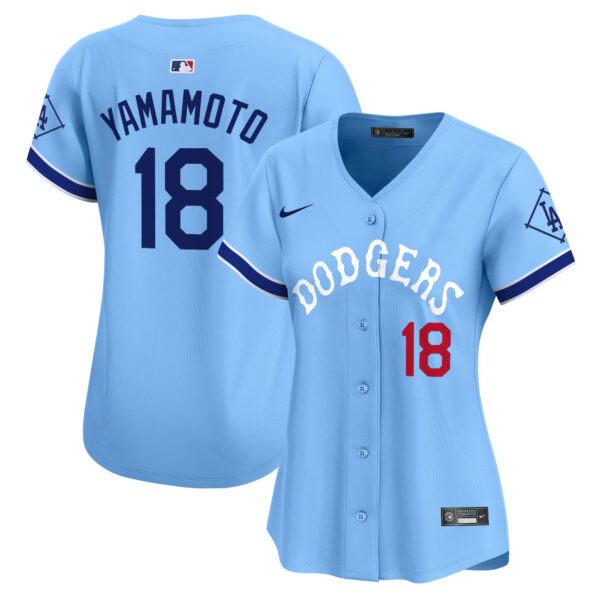 Women's Dodgers Tribute Vapor Premier Limited Jersey - All Stitched - Image 7