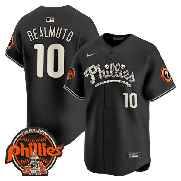 Men's Phillies Halloween Vapor Premier Limited Jersey - All Stitched - Image 23