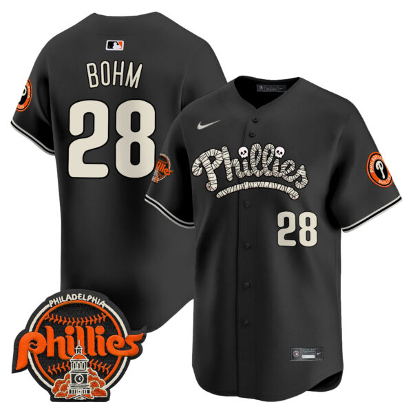 Men's Phillies Halloween Vapor Premier Limited Jersey - All Stitched - Image 20