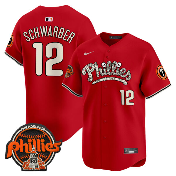Men's Phillies Halloween Vapor Premier Limited Jersey - All Stitched - Image 43