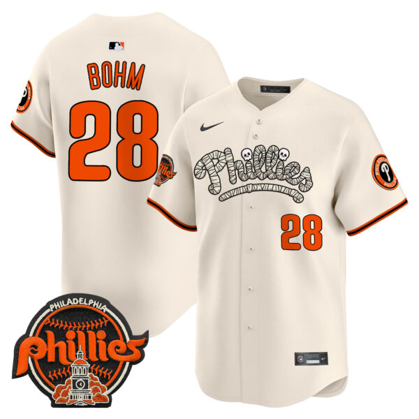Men's Phillies Halloween Vapor Premier Limited Jersey - All Stitched - Image 3