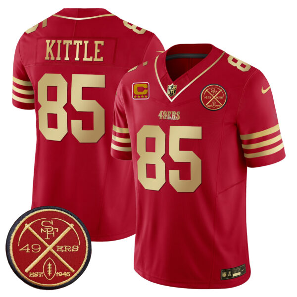 Men's 49ers Est.1946 Patch Vapor Limited Jersey - All Stitched - Image 54