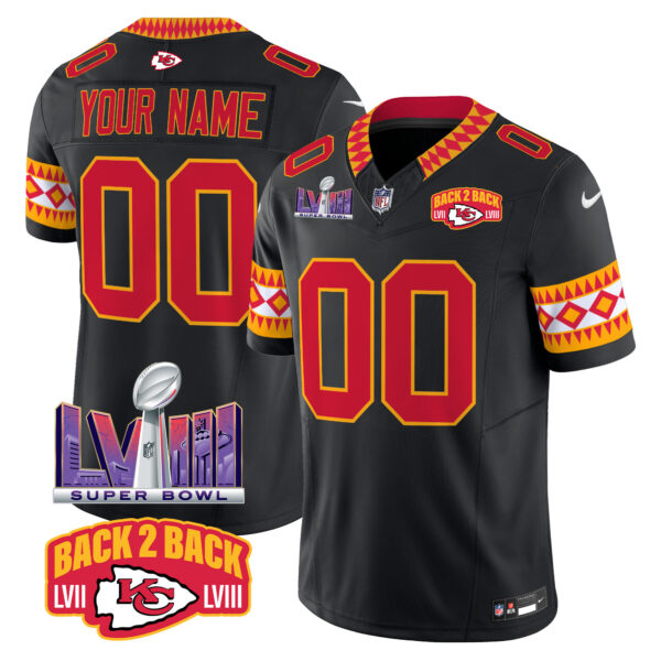 Chiefs Special Vapor Limited Custom Jersey - All Stitched - Image 3