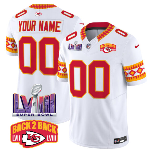 Chiefs Special Vapor Limited Custom Jersey - All Stitched - Image 2