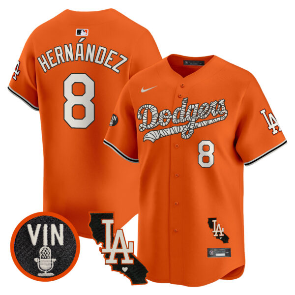 Men's Dodgers Halloween Vapor Premier Limited Jersey - All Stitched - Image 6
