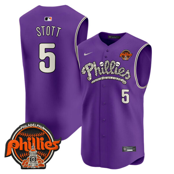 Men's Phillies Halloween Vapor Premier Sleeveless Jersey - All Stitched - Image 31
