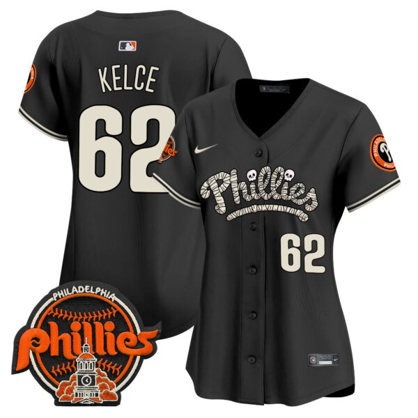 Women's Phillies Halloween Vapor Premier Limited Jersey - All Stitched - Image 24