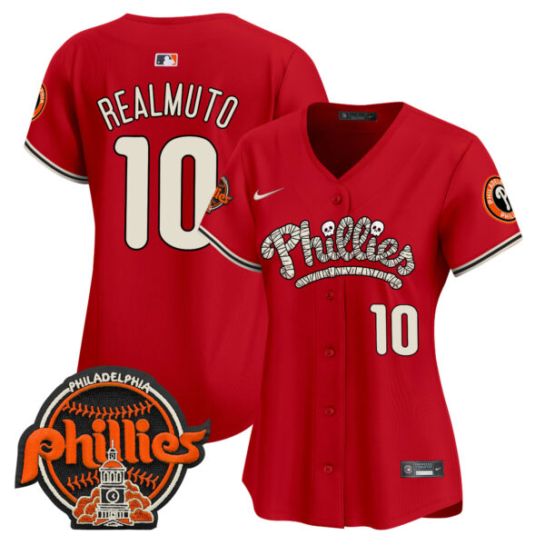 Women's Phillies Halloween Vapor Premier Limited Jersey - All Stitched - Image 41