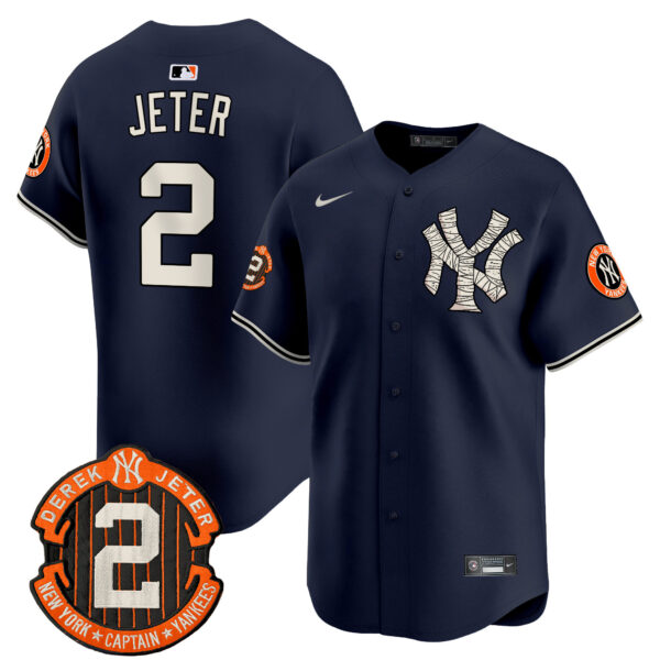 Men's Yankees Halloween Vapor Premier Limited Jersey - All Stitched - Image 28