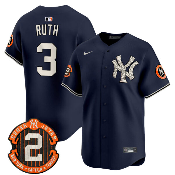 Men's Yankees Halloween Vapor Premier Limited Jersey - All Stitched - Image 27