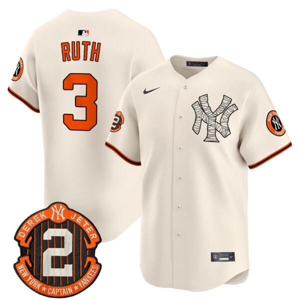 Men's Yankees Halloween Vapor Premier Limited Jersey - All Stitched - Image 19
