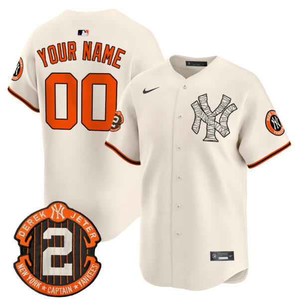 Yankees Halloween Vapor Premier Limited Custom Jersey - All Stitched - Image 3