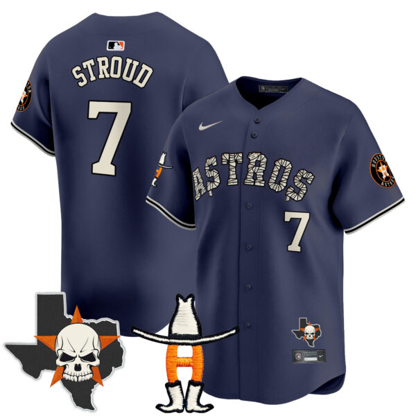 Men's Houston Astros Halloween Vapor Premier Limited Jersey - All Stitched - Image 27