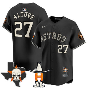 Men's Houston Astros Halloween Vapor Premier Limited Jersey - All Stitched