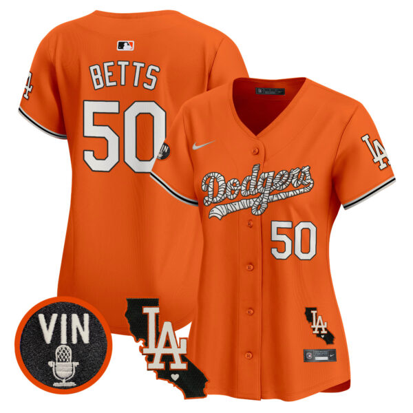 Women's Dodgers Halloween Vapor Premier Limited Jersey - All Stitched - Image 3