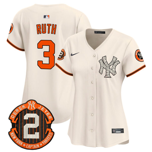Women's Yankees Halloween Vapor Premier Limited Jersey - All Stitched - Image 19