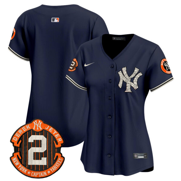 Women's Yankees Halloween Vapor Premier Limited Jersey - All Stitched - Image 32