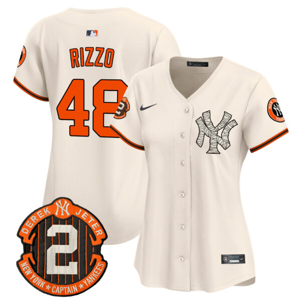 Women's Yankees Halloween Vapor Premier Limited Jersey - All Stitched - Image 23