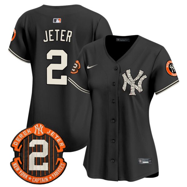 Women's Yankees Halloween Vapor Premier Limited Jersey - All Stitched - Image 12